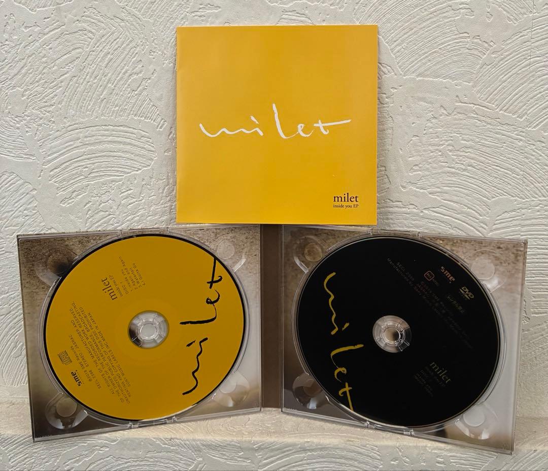 milet ミレイ inside you EP 初回生産限定盤 CD＋DVD - メルカリ
