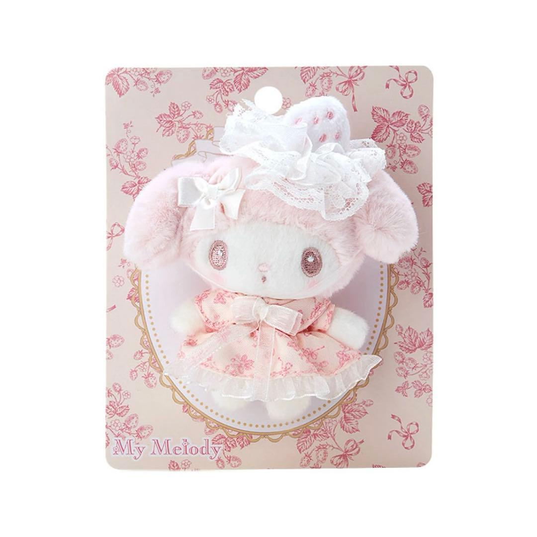 サンリオ♡マイメロディ 白いちごのティータイム マスコット&ポーチ