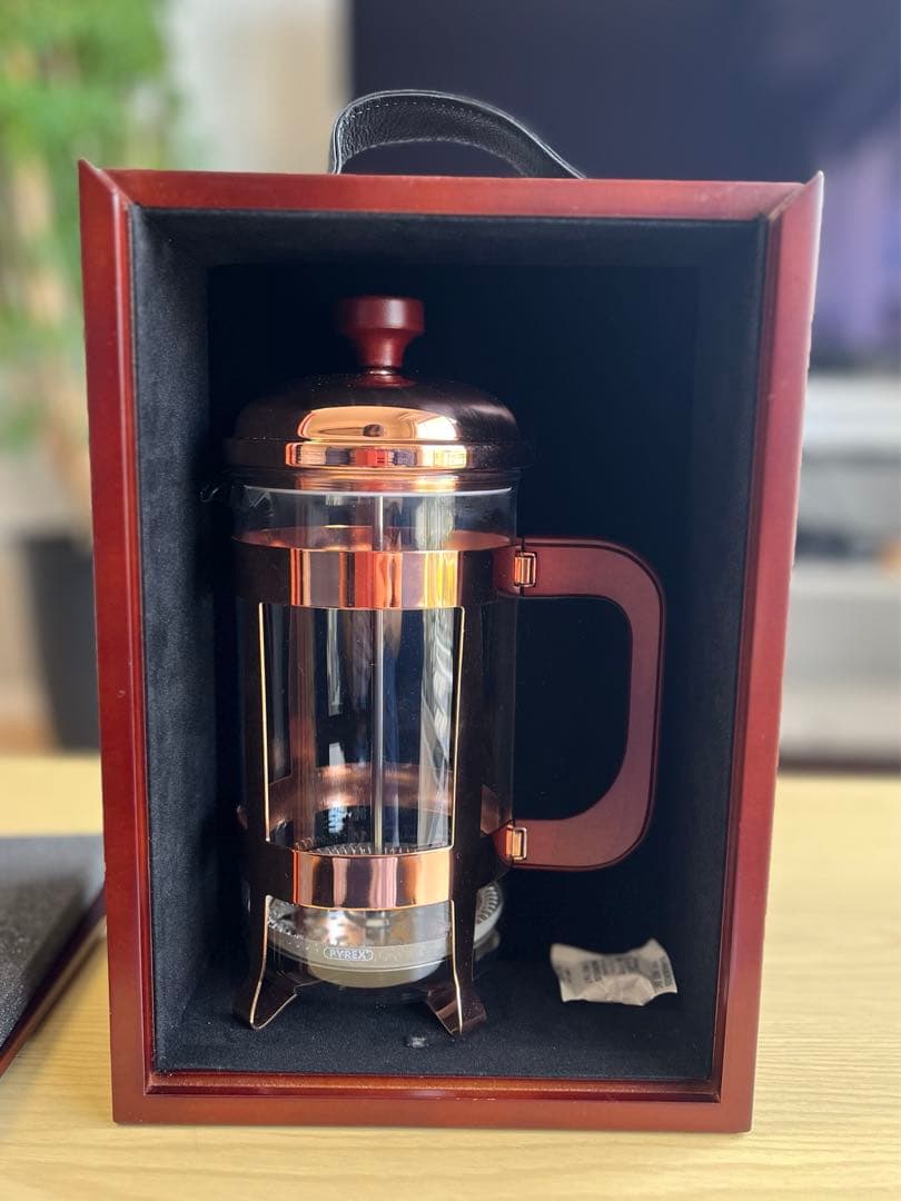 美品】スターバックス シアトル1号店 コーヒープレス 木箱付 - メルカリ