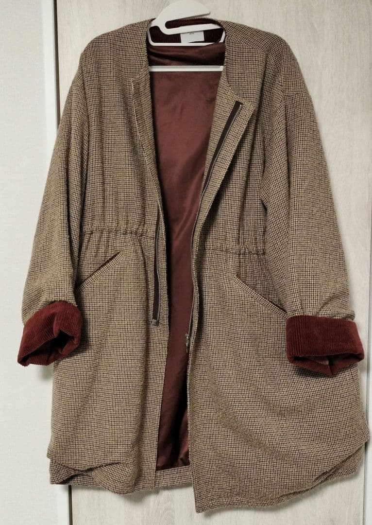 【期間限定価格】定価8万円 美品 ATHA ノーカラー M-65 モッズコート UNITED ARROWS green label relaxing◇M-65/モッズコート/M/コットン