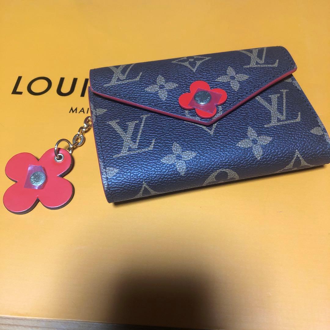 ノベルティ❤️LV折り財布 ルイヴィトン】ポケットウォレット チャーム 折りたたみ財布 (Louis