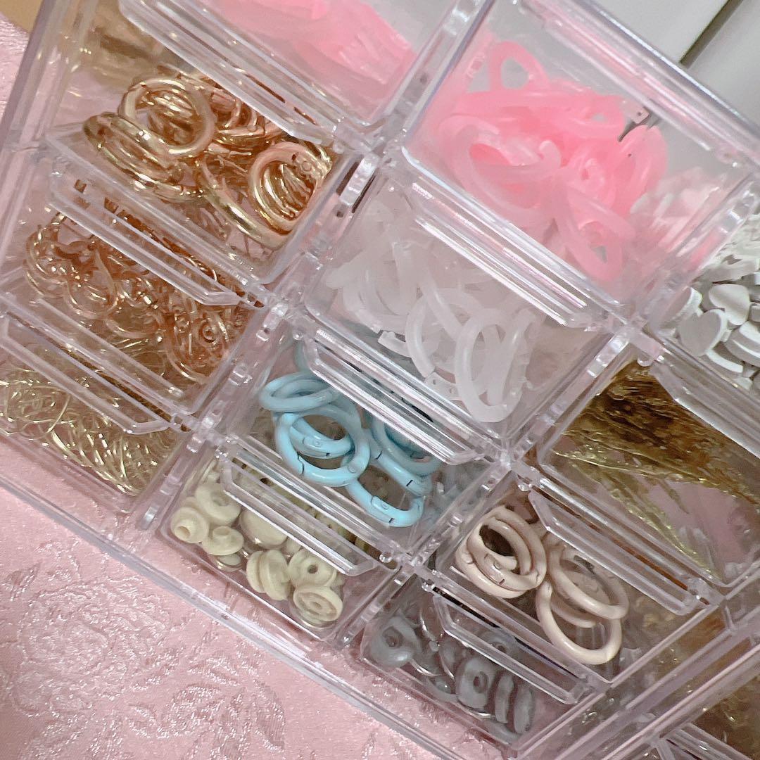 紙モノ コラージュ素材 ひねり金具 デザペ ステッカー コーナー金具