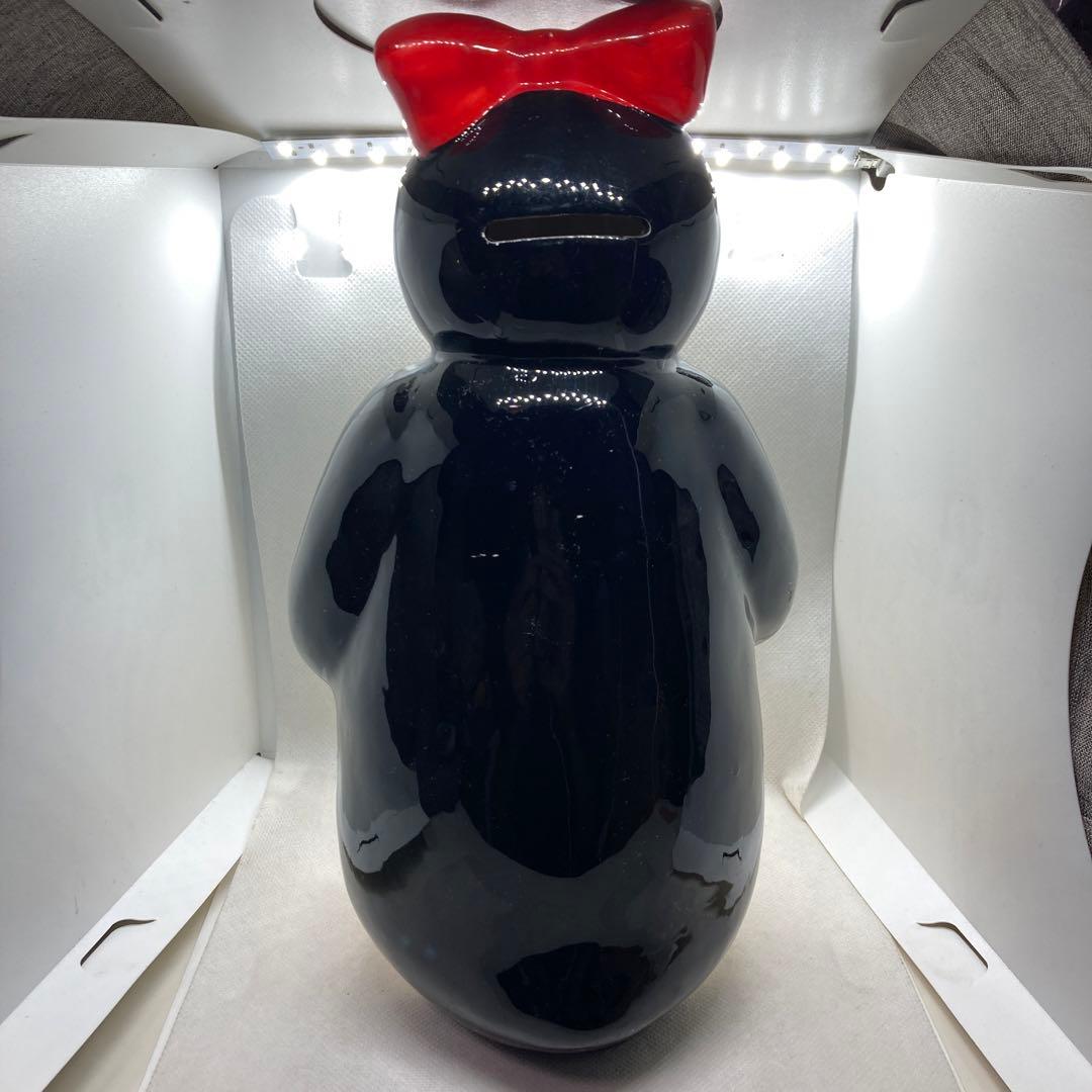 日本製 ペンギン貯金箱 昭和レトロ 陶器製 - メルカリ