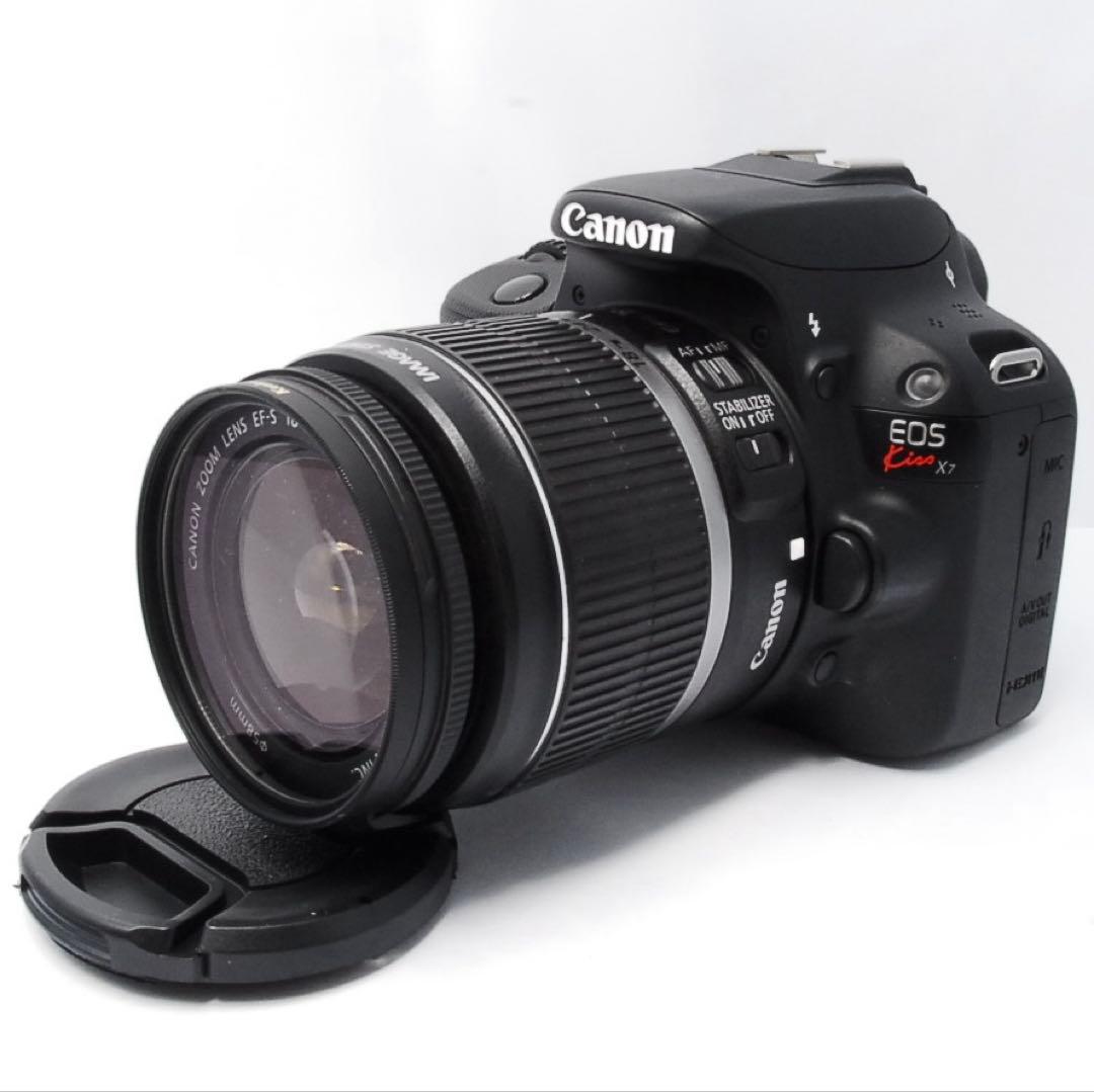 キヤノン EOS Kiss X7 シングル レンズ 軽量 コンパクト 手振れ補正