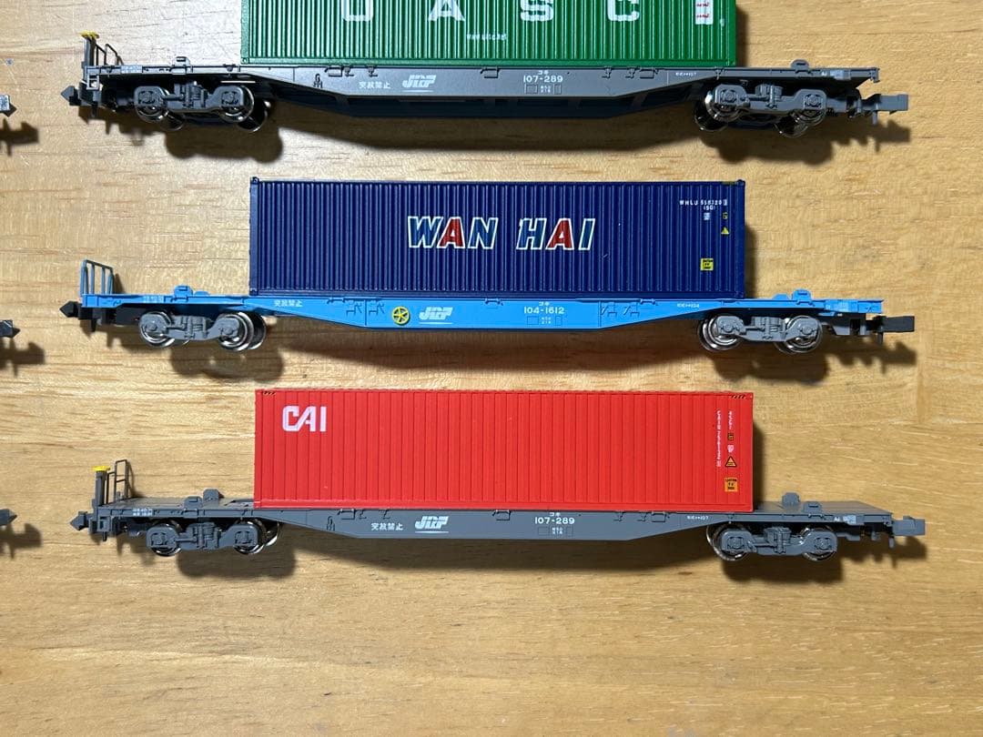 Nゲージ KATO TOMIX 朗堂 コキ 40ft 海上コンテナ 8両セット - メルカリ