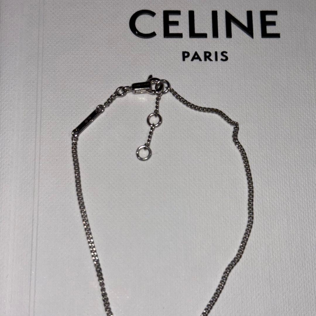 たかたか様専用 CELINE シルバー アンクレット オニキス シルバー925