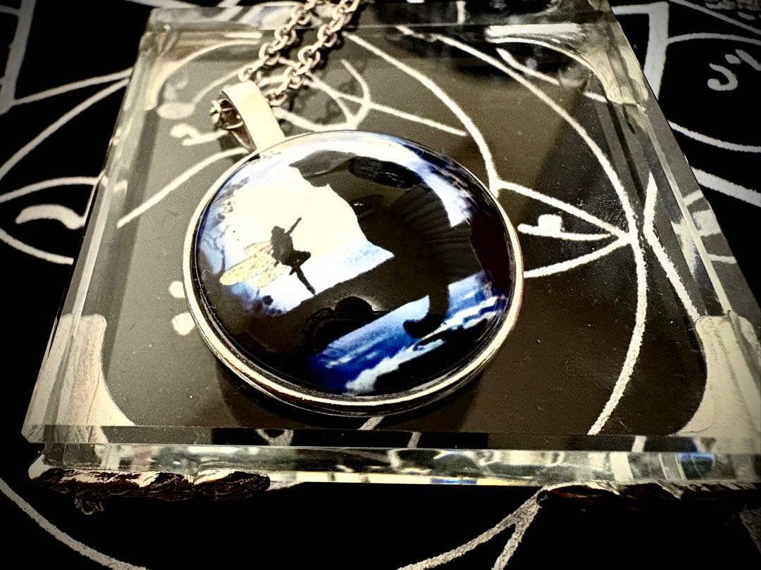 【霊宝】闇福黒猫《ヤミフク・クロネコ》ペンダント※お菓子万歳