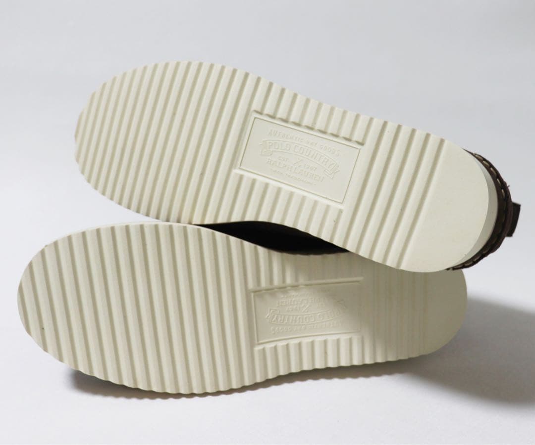 《ポロ ラルフローレン》箱付未使用 スエードレザーブーツ UK9(28.5cm)