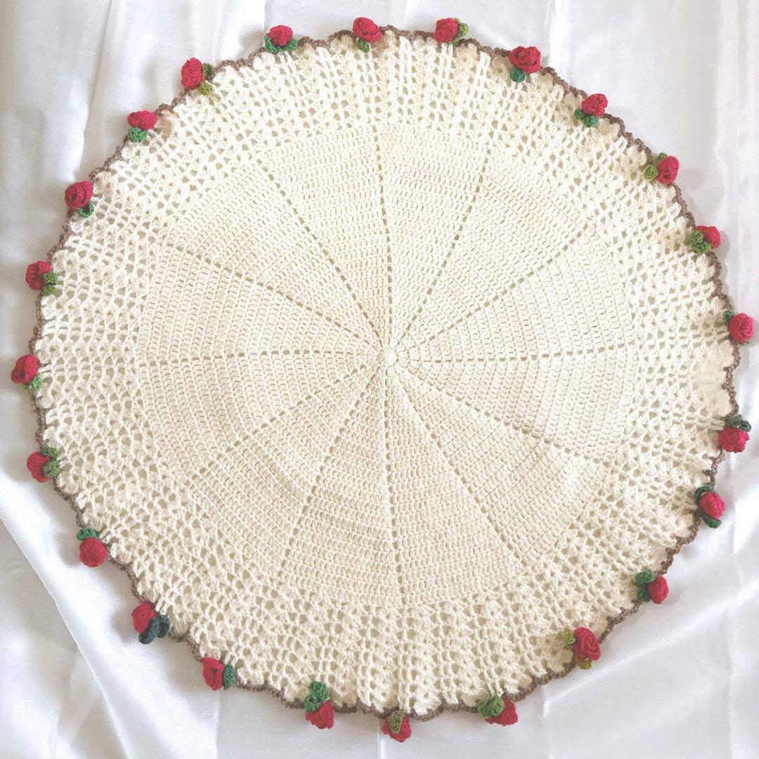 花束ブランケット ブーケブランケット フラワー 手編み ハンドメイド