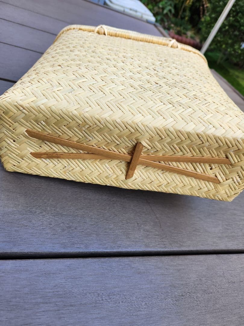 国産鳥越竹細工 すす竹かごバッグ 希少品 - メルカリ