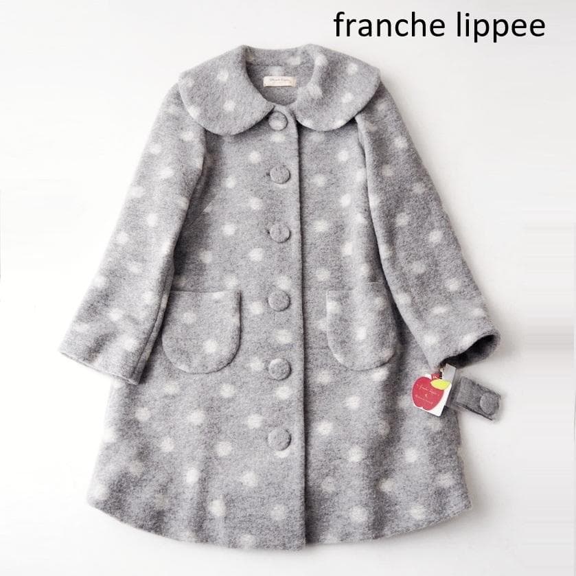 未使用 franche lippee フランシュリッペ ドット柄 ロングコート