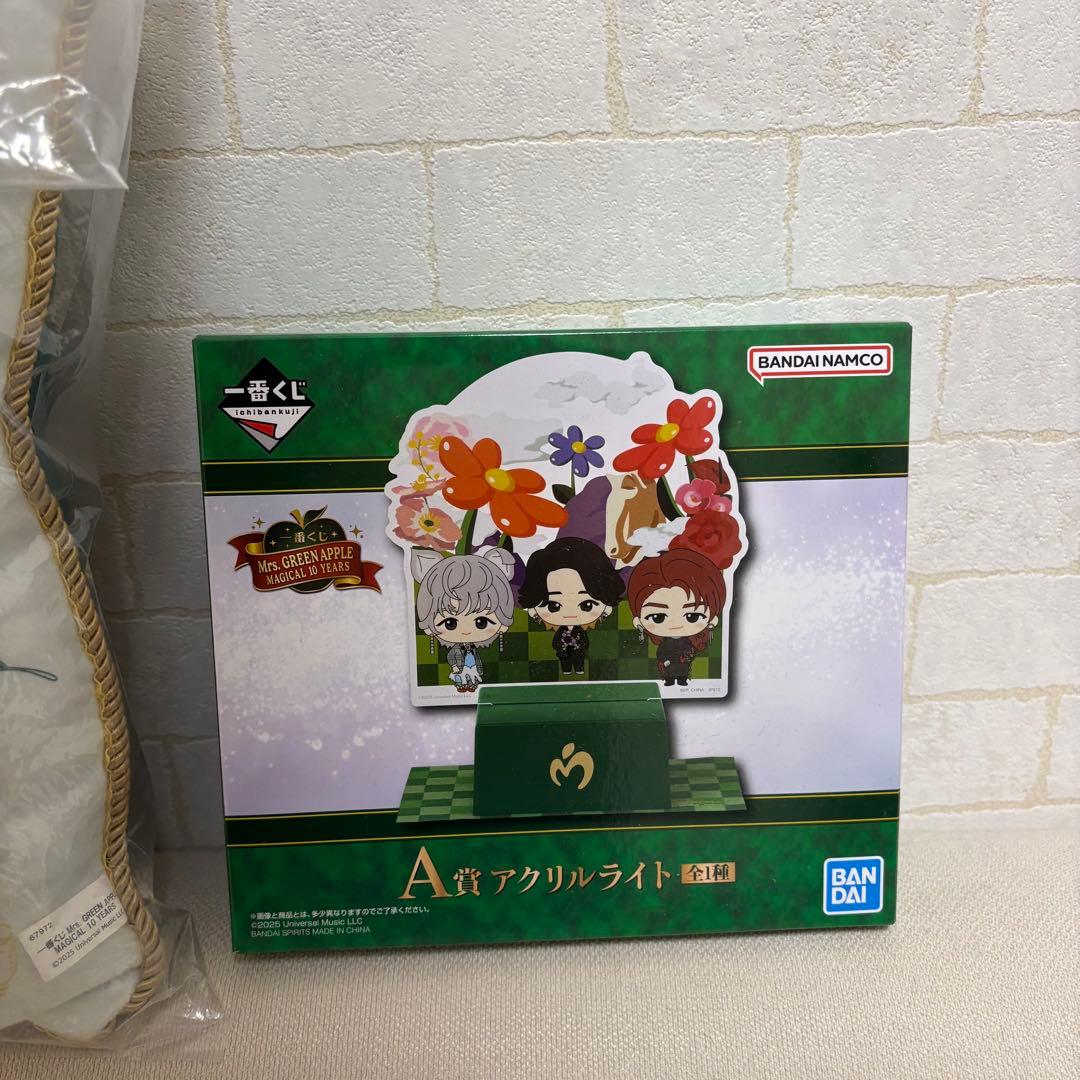 希少❗️ラストワン A賞 クッション アクリルライト ミセス 1番くじ
