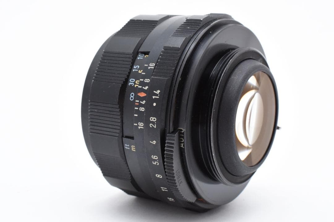 Super Takumar 50mm F1.4 黄変なし フード付 Y199 - メルカリ