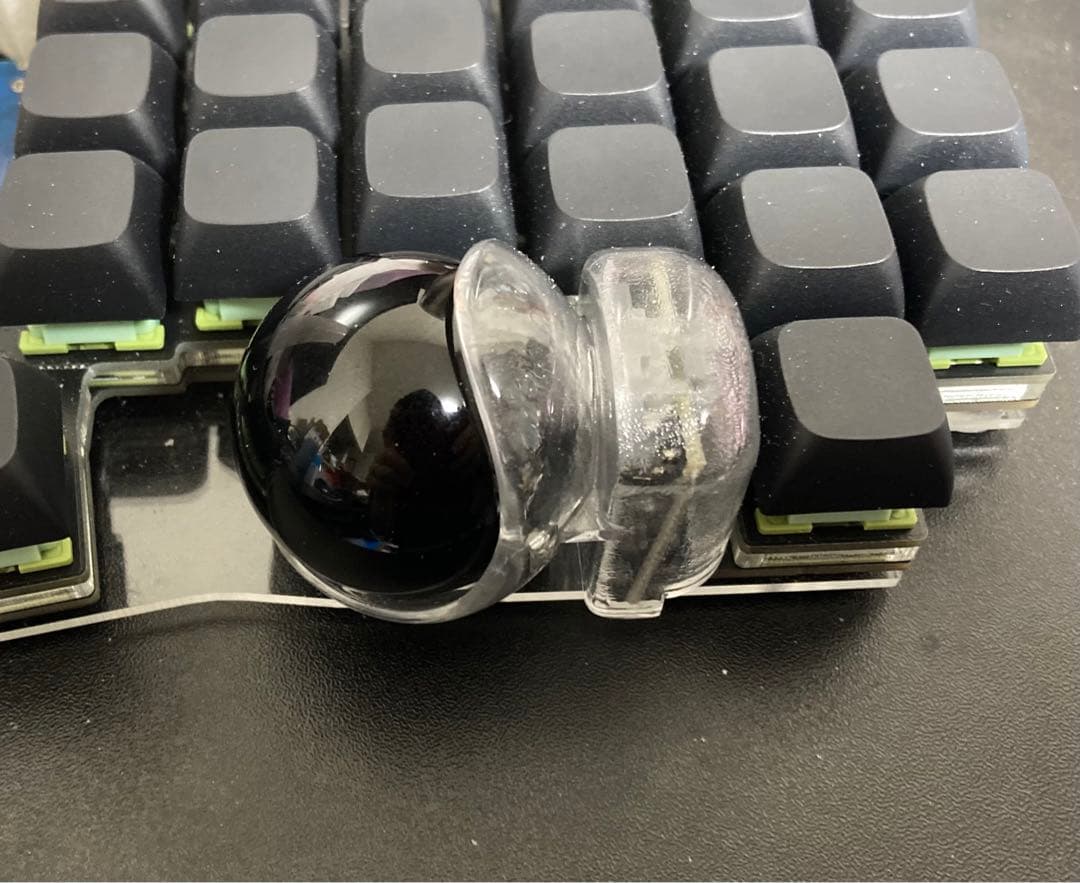 keyball用透明トラックボールケース - メルカリ