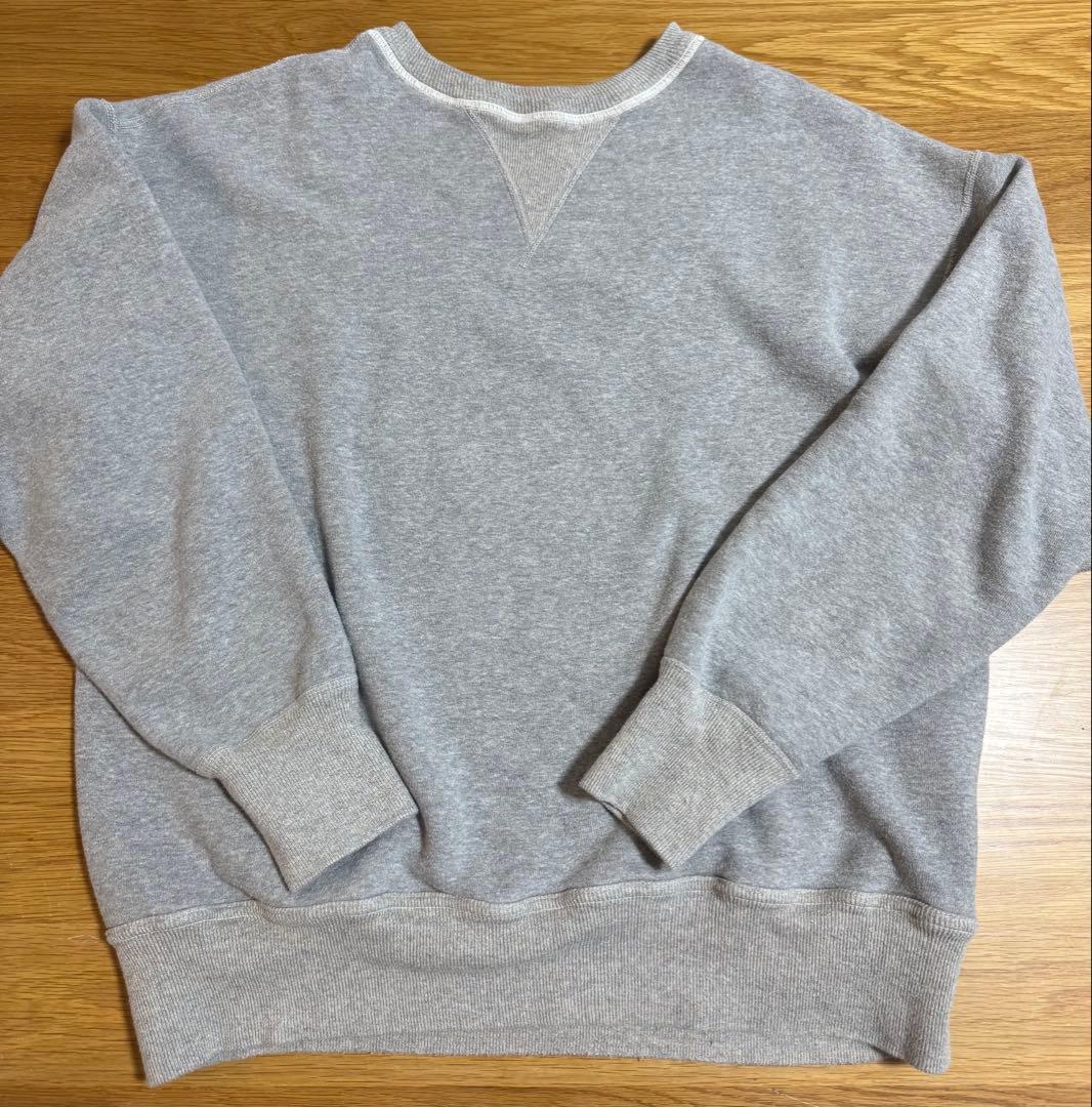 WAREHOUSE Lot 401 セットイン スリーブ 42 杢グレー WAREHOUSE（ウエアハウス） セットインスリーブスウェット 401