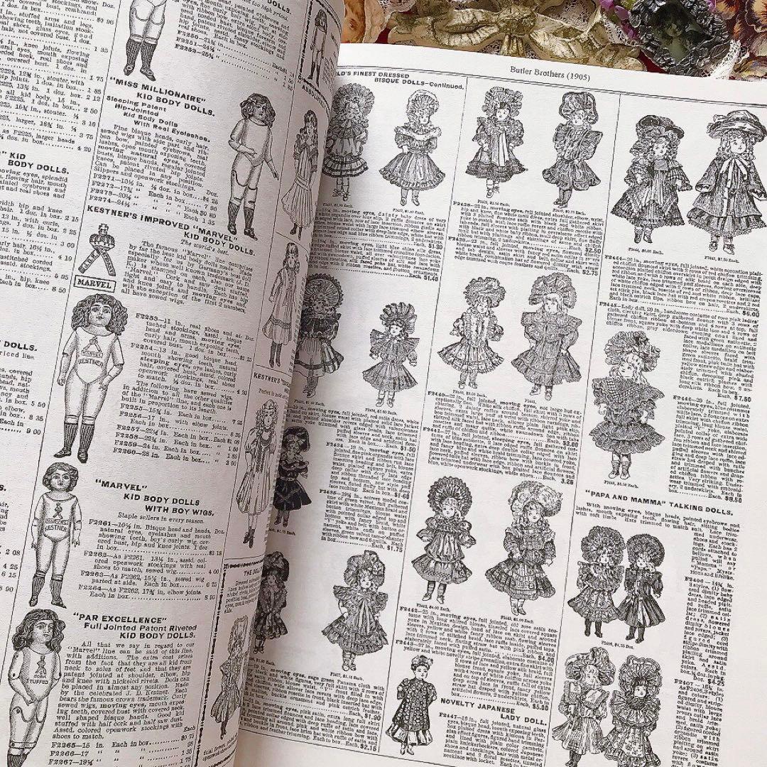 アンティークおもちゃ復刻カタログ ビスクドール テディベア