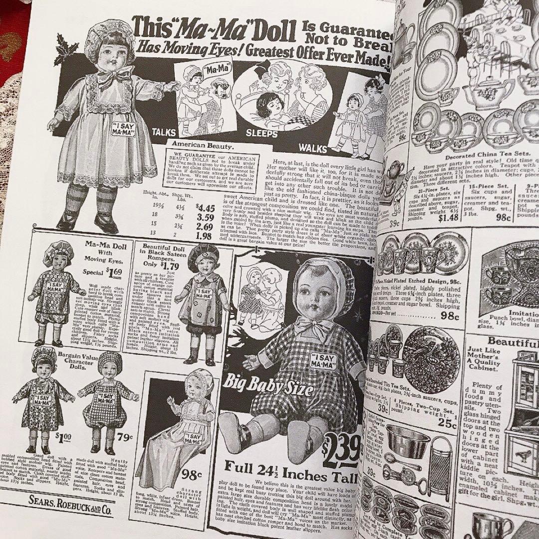 アンティークおもちゃ復刻カタログ ビスクドール テディベア