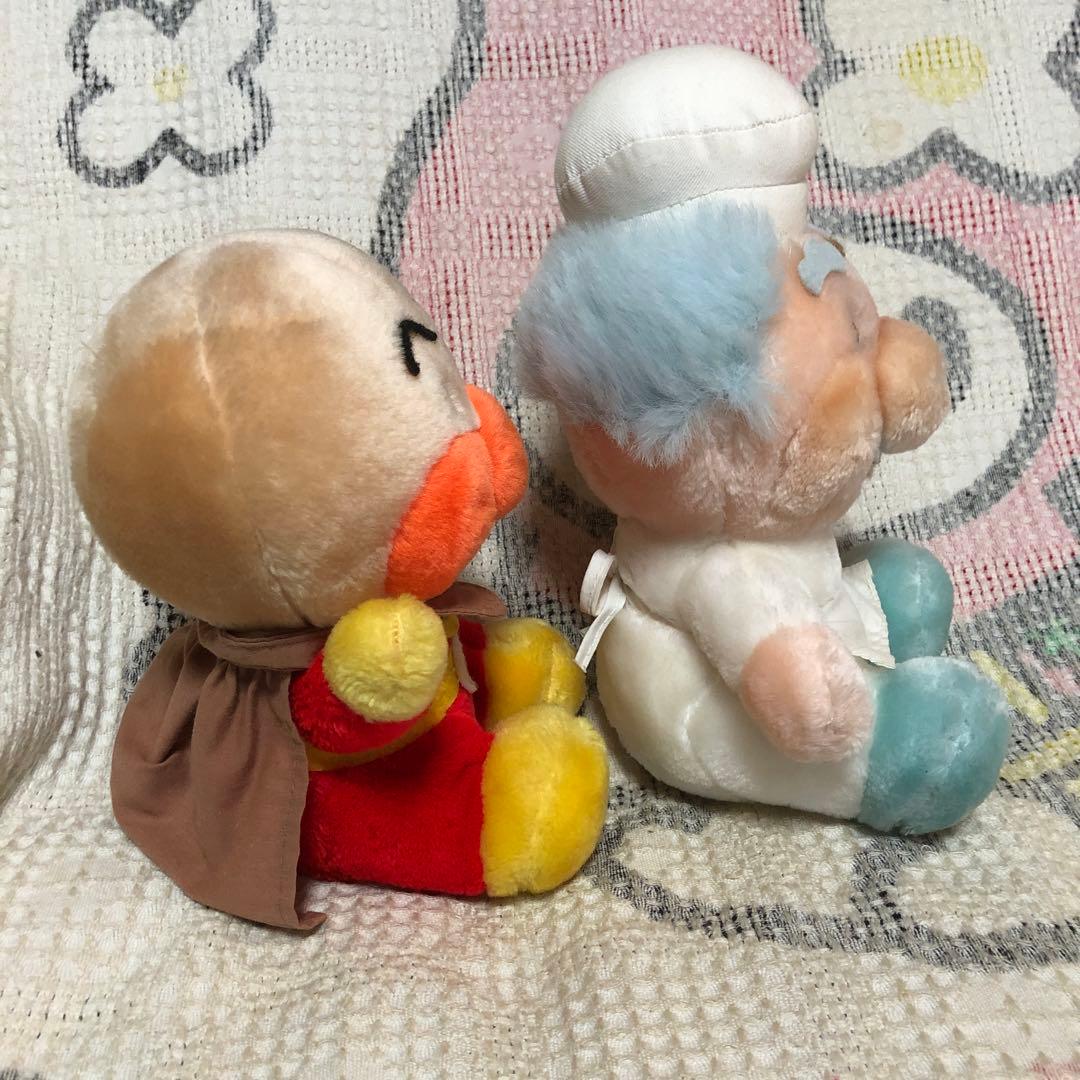 平成レトロ アンパンマン＆ジャムおじさん ぬいぐるみ