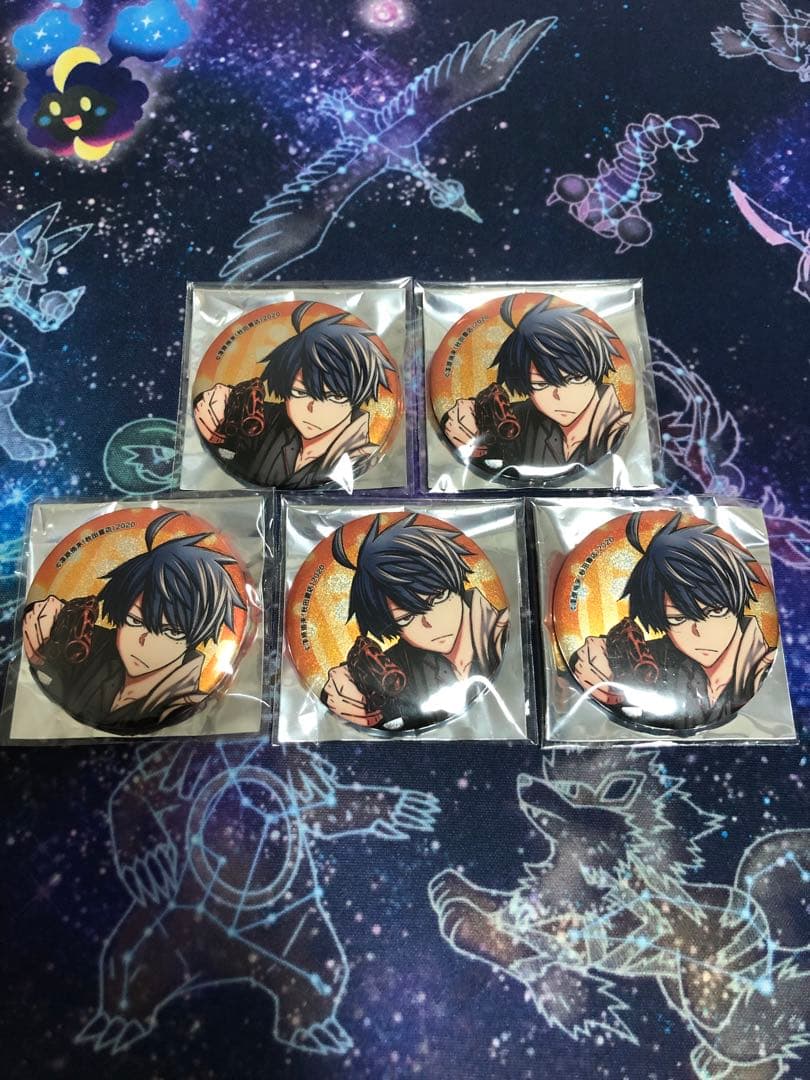 秋田書店 C105 特典 缶バッジ 桃源暗鬼 一ノ瀬四季 5つ