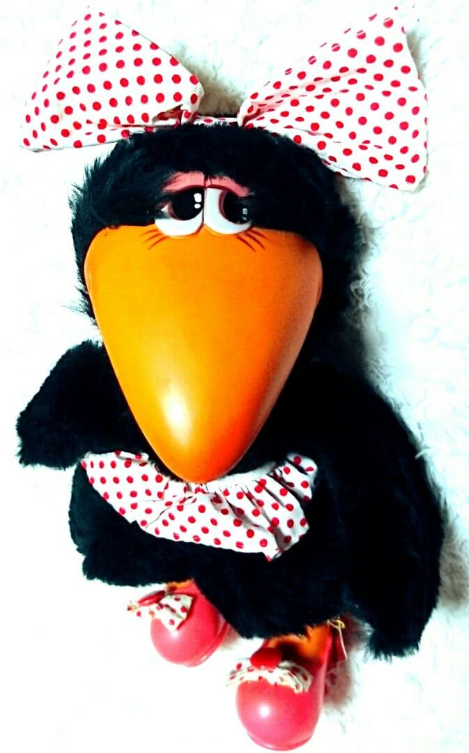 新品 レア セキグチ クロッポ カラス 烏 クタクタ 人形 ぬいぐるみ