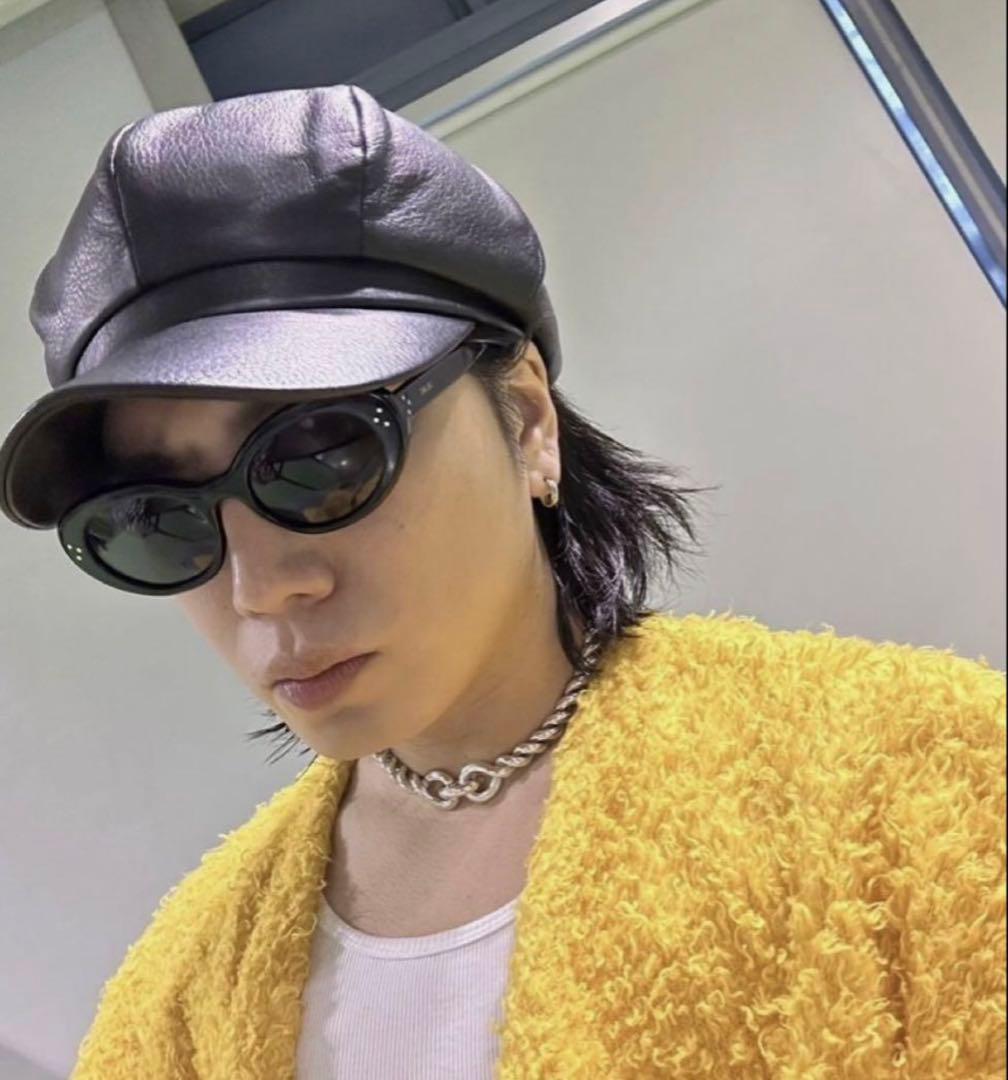 CA4LA ALL LEATHER カシラ キャスケット 登坂広臣 - メルカリ