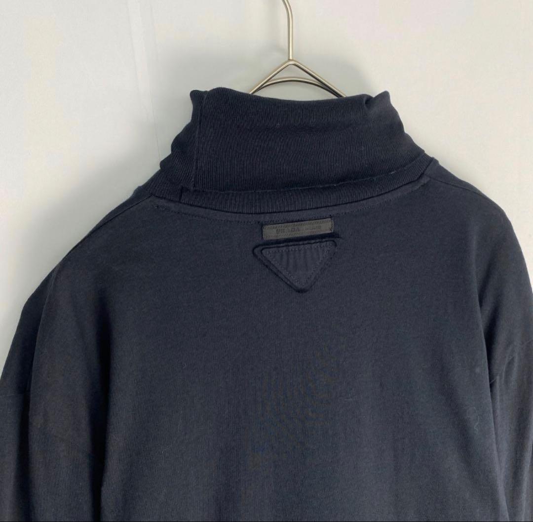 美品 プラダ ニット スプリング 長袖Tシャツ ストレッチタートルネック