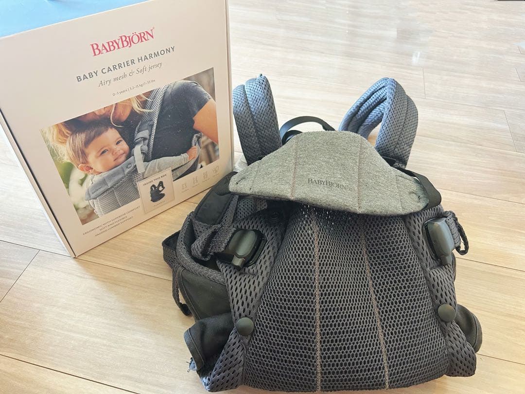ベビービョルン ハーモニー抱っこ紐 アンスラサイトベビーキャリアエアリーメッシュ ベビービョルン｜抱っこ紐｜ハーモニー アンスラサイト｜ブリベビ通販