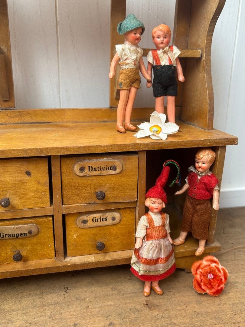 アンティーク ドールハウス オールビスクドール ミニチュア hertwig