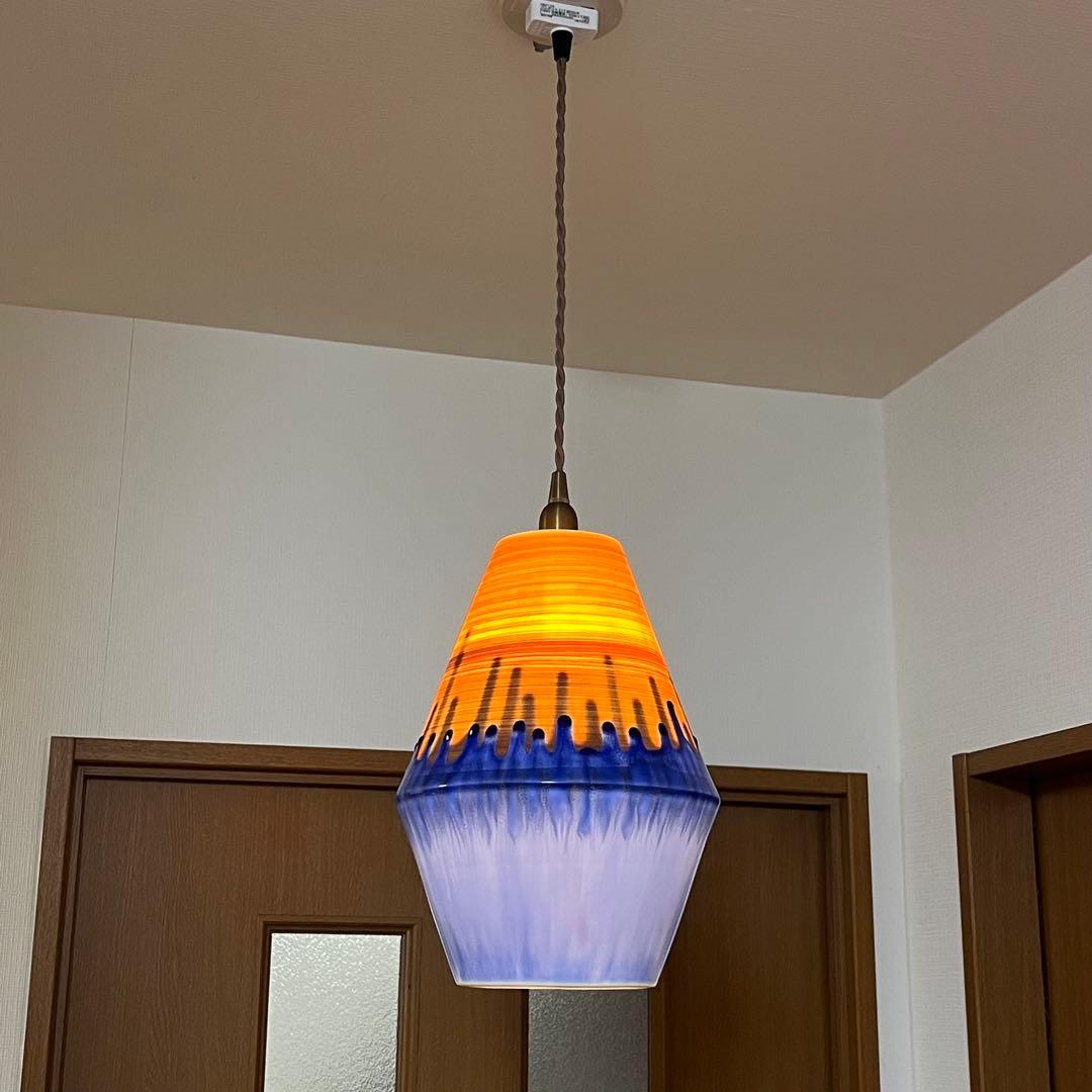 廃盤品】ハサミ マルヒロ タンクランプ L 照明 波佐見焼 希少 HASAMI