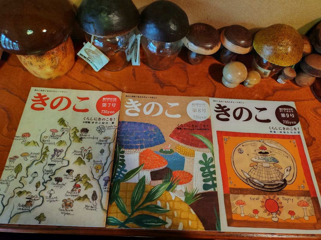 きのこをめぐるカルチャーマガジン 隔月刊 MOOK『きのこ』創刊号～最終