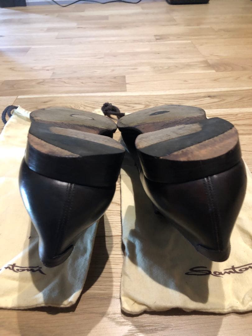 サントーニ　ダークブラウン　ダブルモンク　11 1/2(29.7cm)