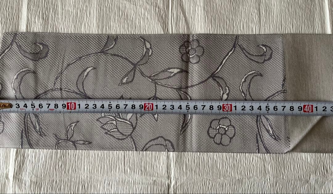 名古屋帯 博多ななこ織り 花唐草模様 九寸帯（名古屋帯）「染の川勝・