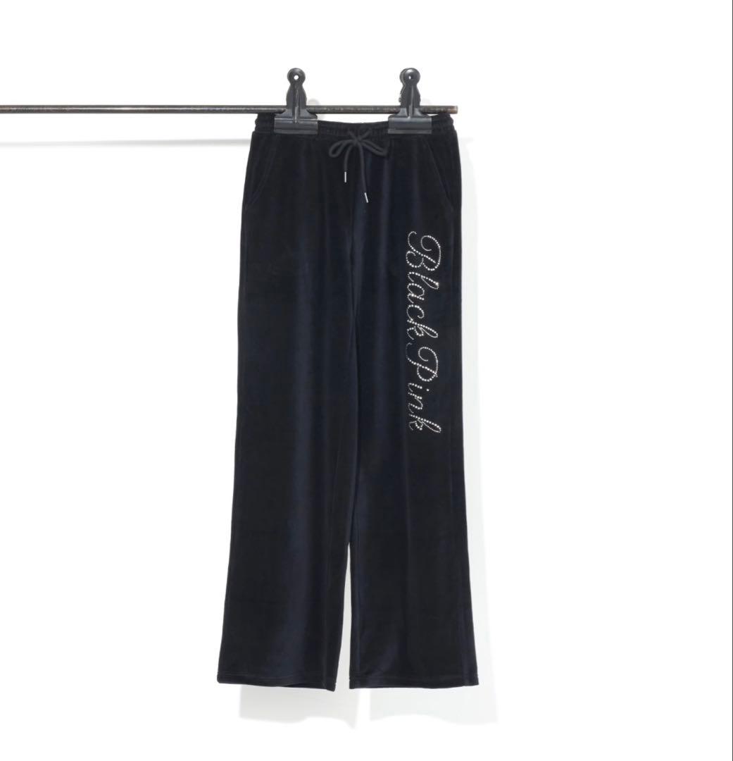 BLACKPINK ベロアパンツ Lサイズ BLACKPINK ベロアパンツ Lサイズ - メルカリ