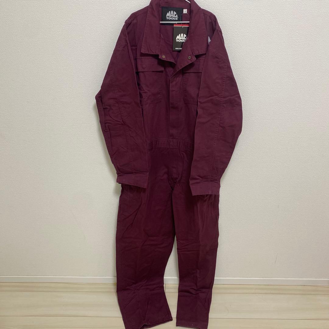 ☆新品未使用訳ありMACTOOLSつなぎバーガンディL☆ - メルカリ