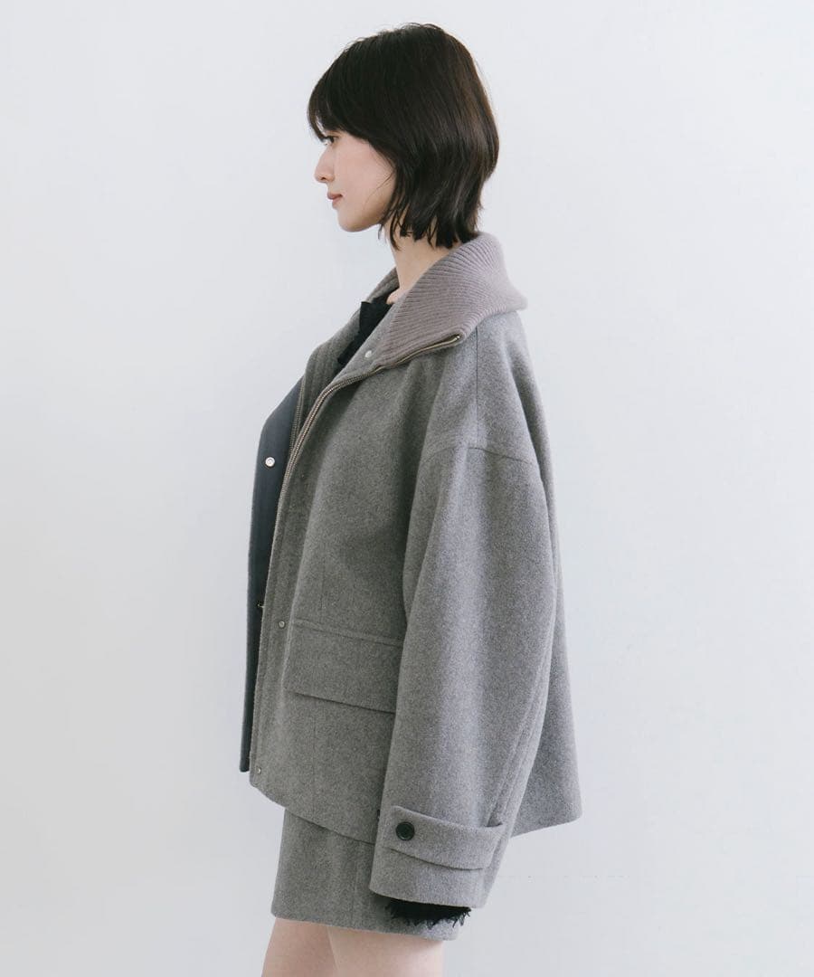 COCODEAL リブカラーウール混コート - メルカリ