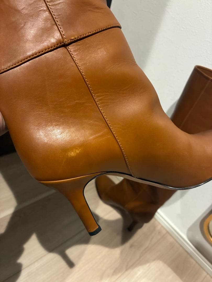 ブーツ METRO 8.0cm ロングブーツ FRIAR BROWN レディース