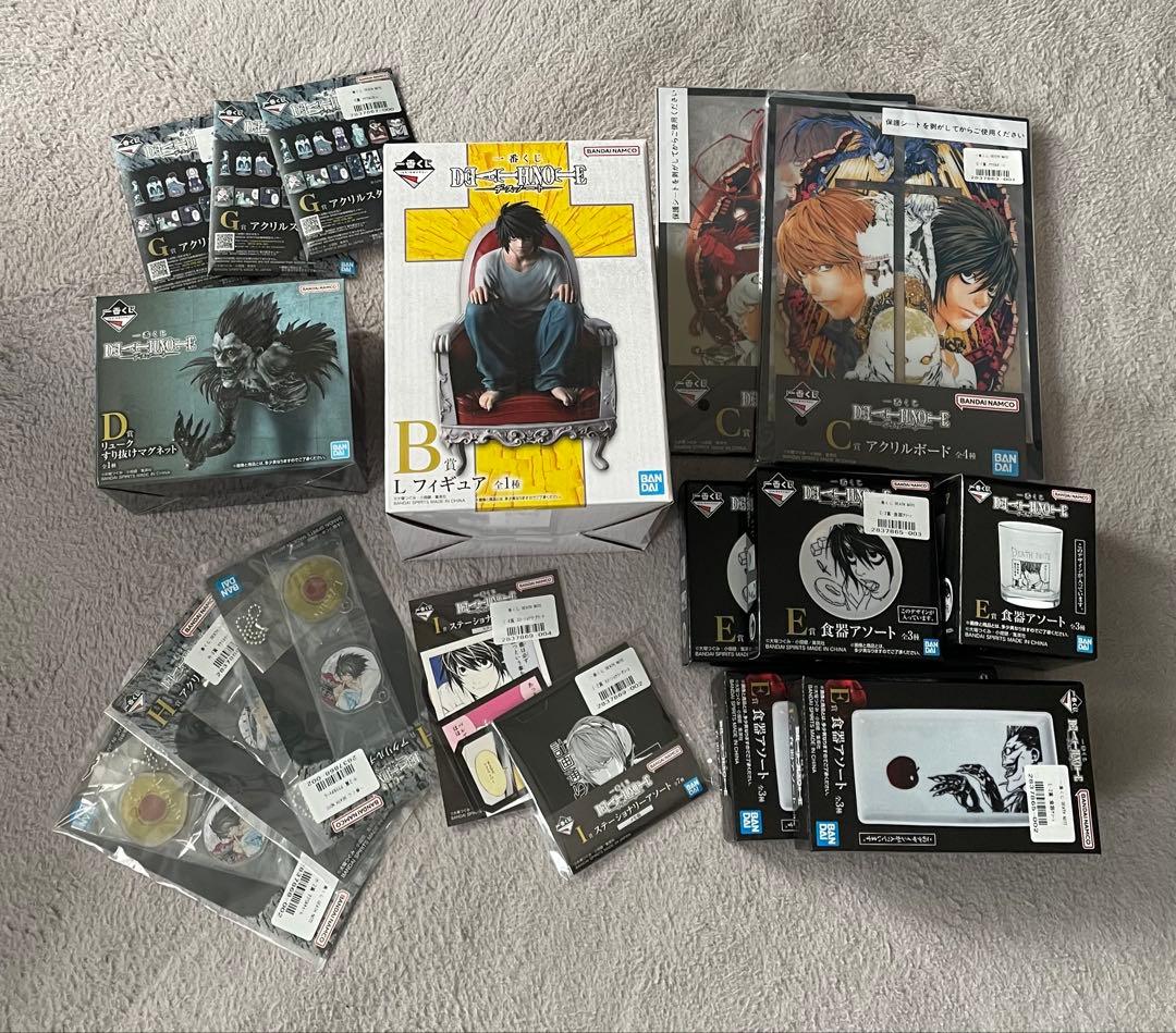 全て未開封】デスノート 一番くじ b賞 c賞 d賞 おまけ - メルカリ