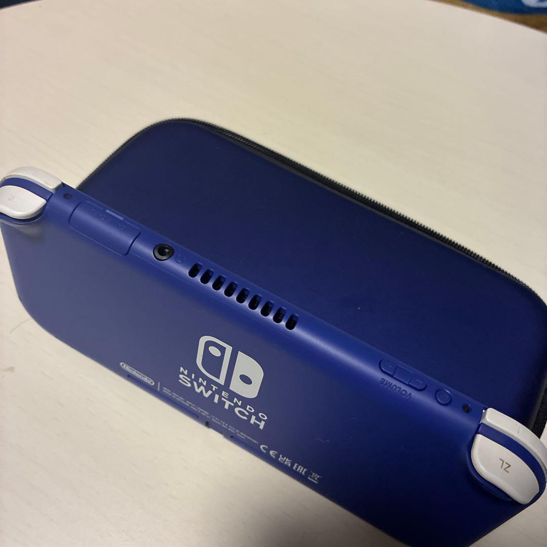 Nintendo Switch Lite 青 + ケース + 充電器 - メルカリ