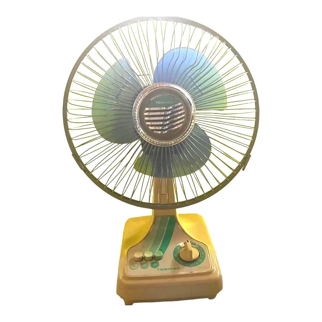 昭和レトロ 東芝 F-113G 小型 扇風機 動作確認済（ジャンク品