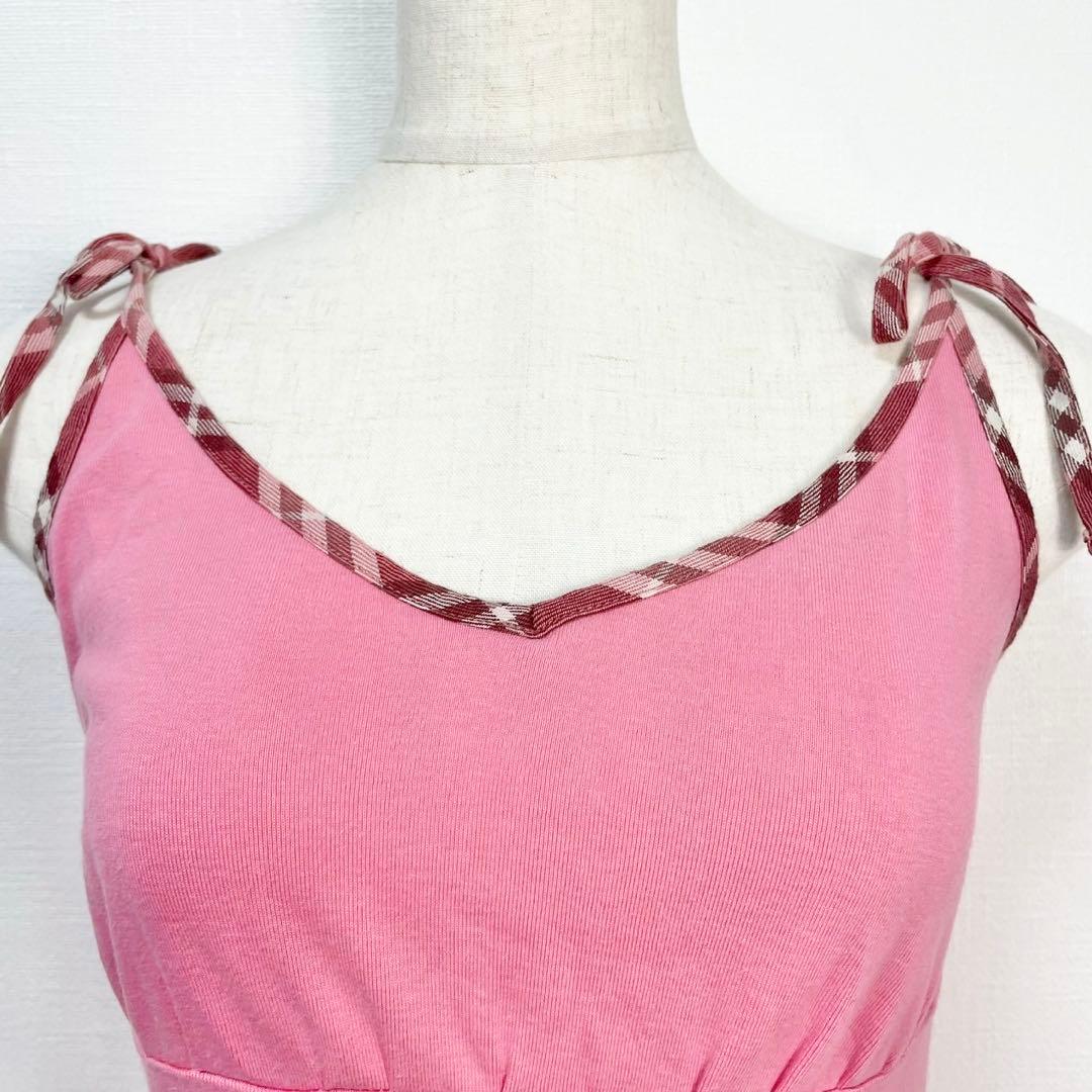 y2k❤️ BURBERRY BLUE LABEL パイピング キャミソール - メルカリ