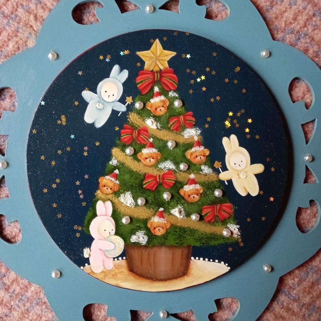 トールペイント・作品☆壁掛けにも・クリスマス - メルカリ