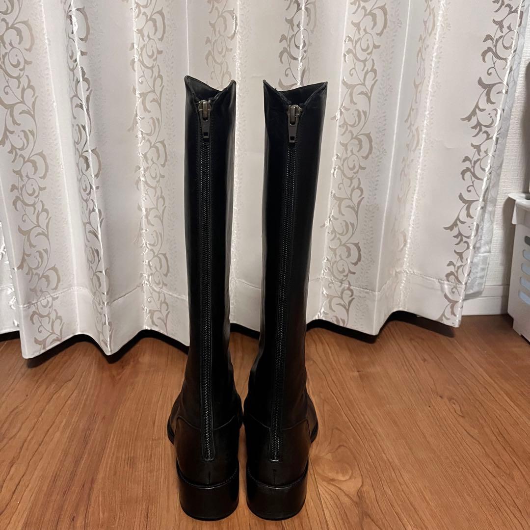 SARTOREサルトル　ブラック ジョッキーブーツ　37.5 24.5cm