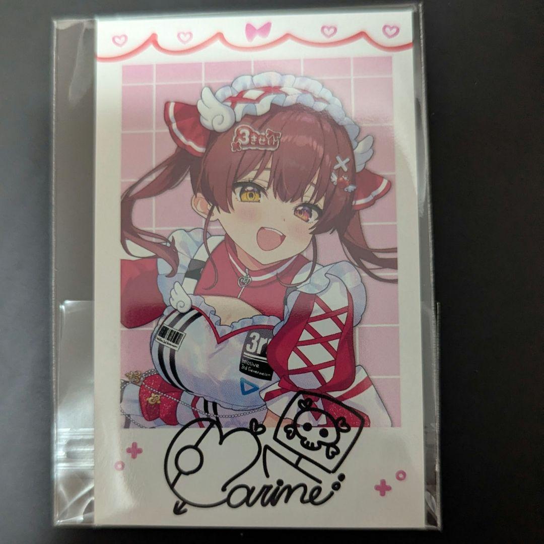 ホロライブ 3期生 1stEPきゅるるん大作戦 マリン チェキ風カード