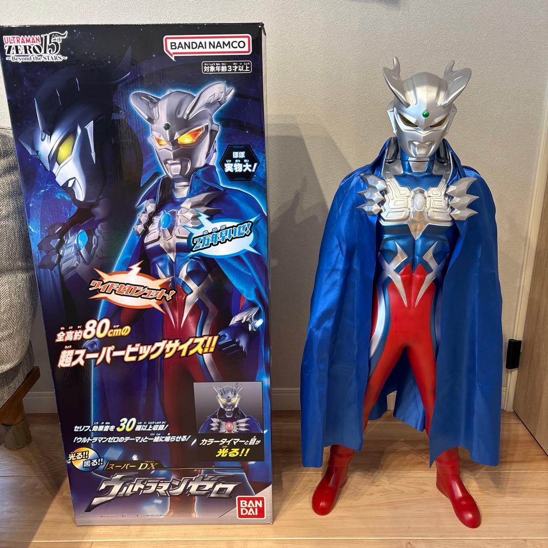 O*ん様 【超美品】スーパーDXウルトラマンゼロ 80cm フィギュア 完動品