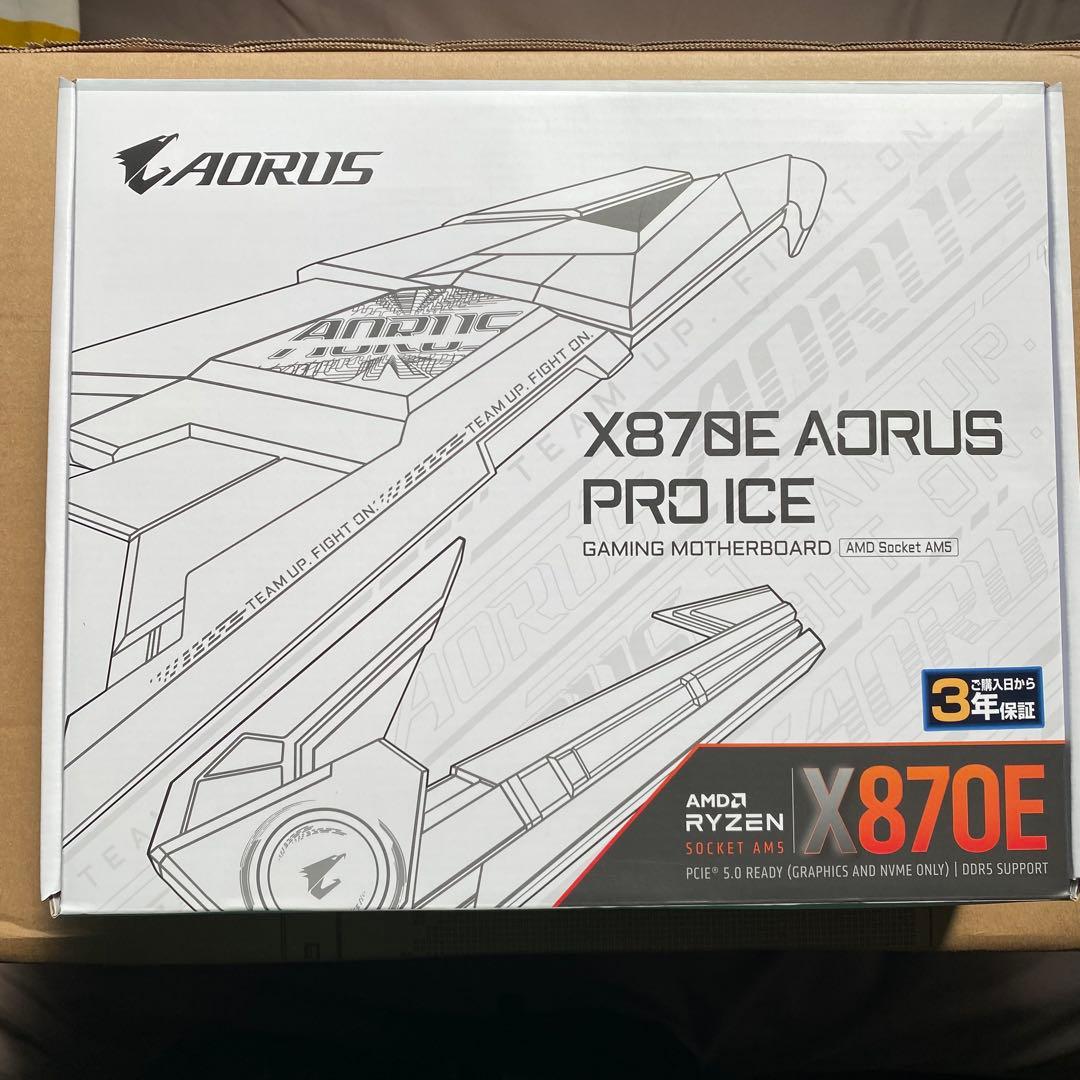 X870E AORUS PRO ICE ゲーミングマザーボード Amazon | GIGABYTE X870E AORUS PRO ICEマザーボード - AMD Ryzen 9000