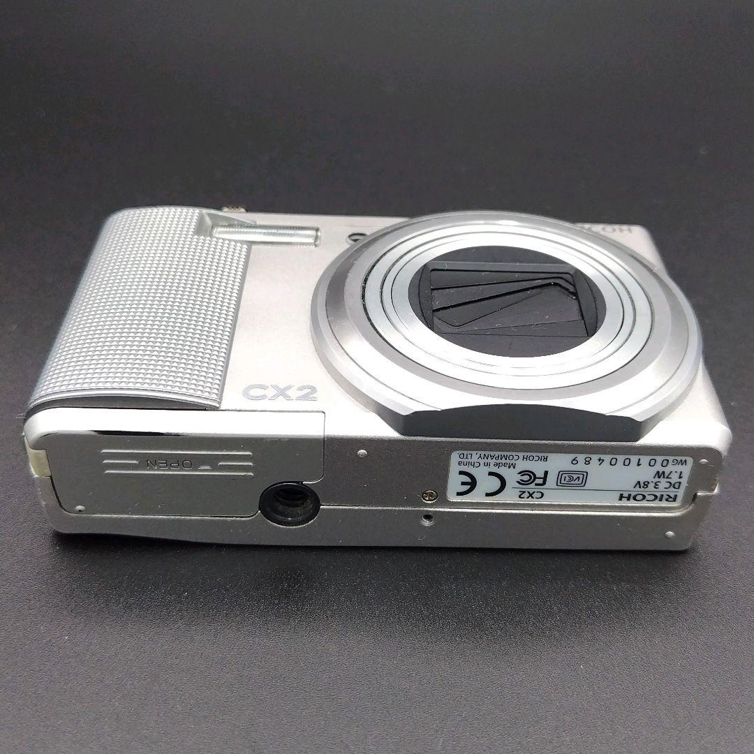 RICOH CX2 シルバー バッテリー・充電器セット 動作確認済 - メルカリ