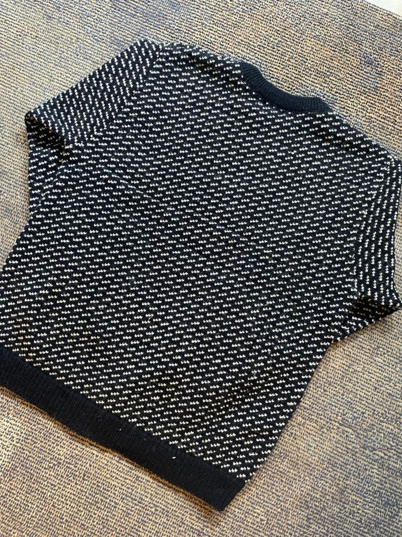 80s L.L.Bean バーズアイニットセーター X-LARGE 在原みゆ紀