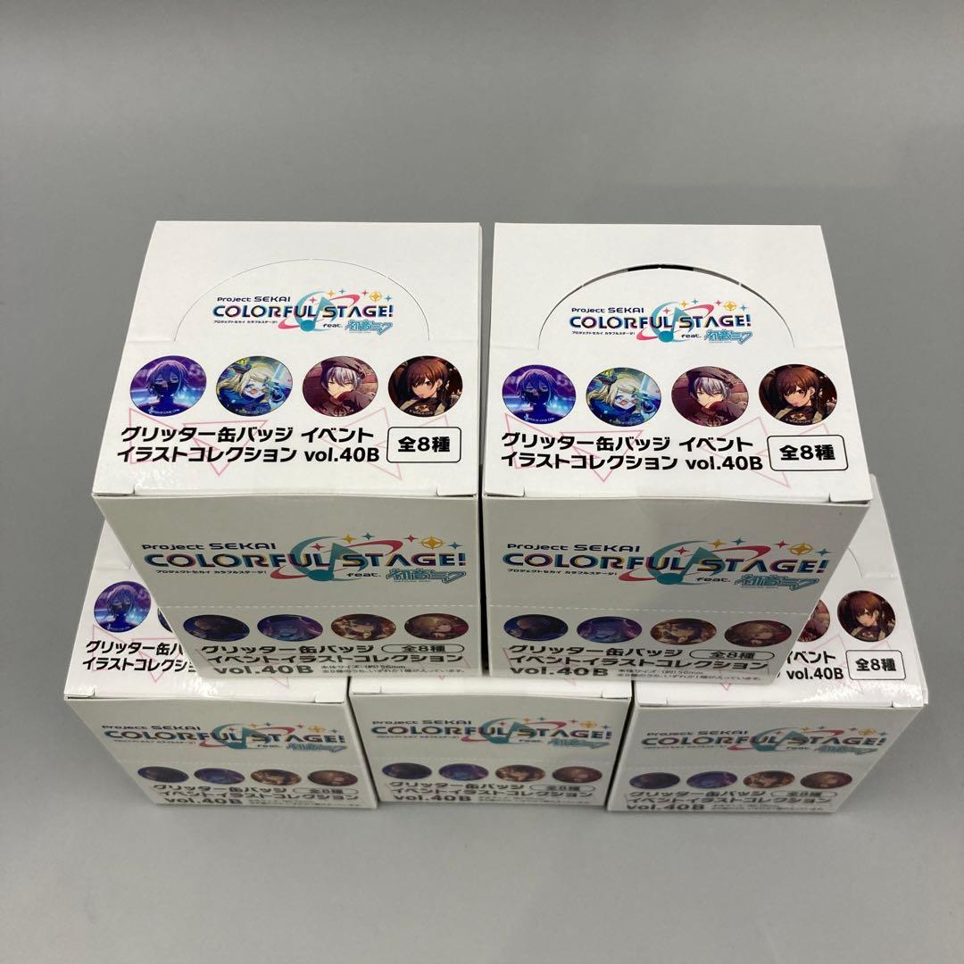 プロセカ グリッター缶バッジ イベントイラストコレクション vol.40B