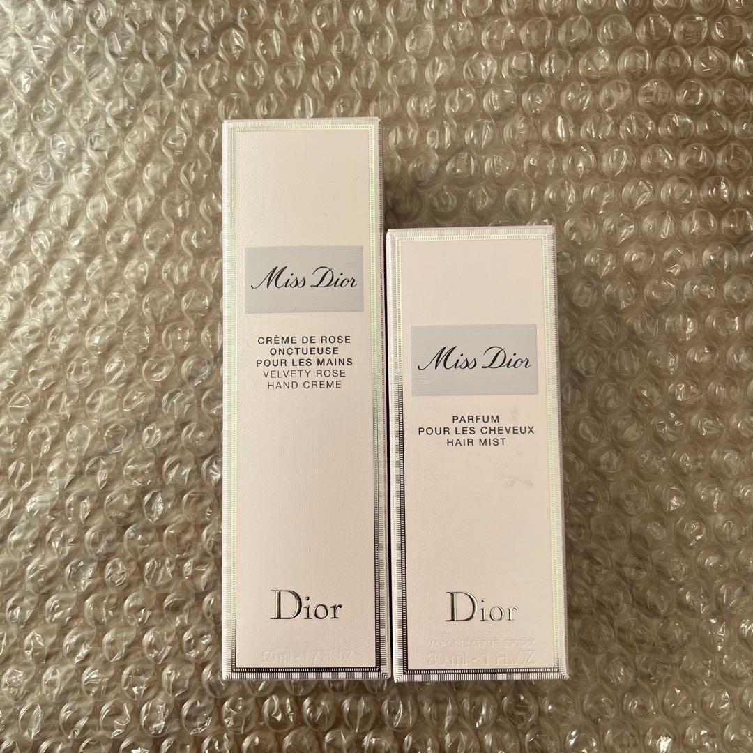 Dior Miss Dior ハンドクリーム＆ヘアミスト セット ギフトセット】DIOR(ディオール) ミス ディオール ハンド クリーム