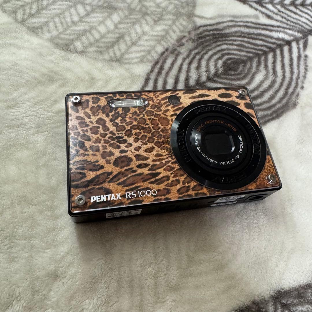 Pentax Optio Rs1000 動作確認OK きせかえシート付き - メルカリ